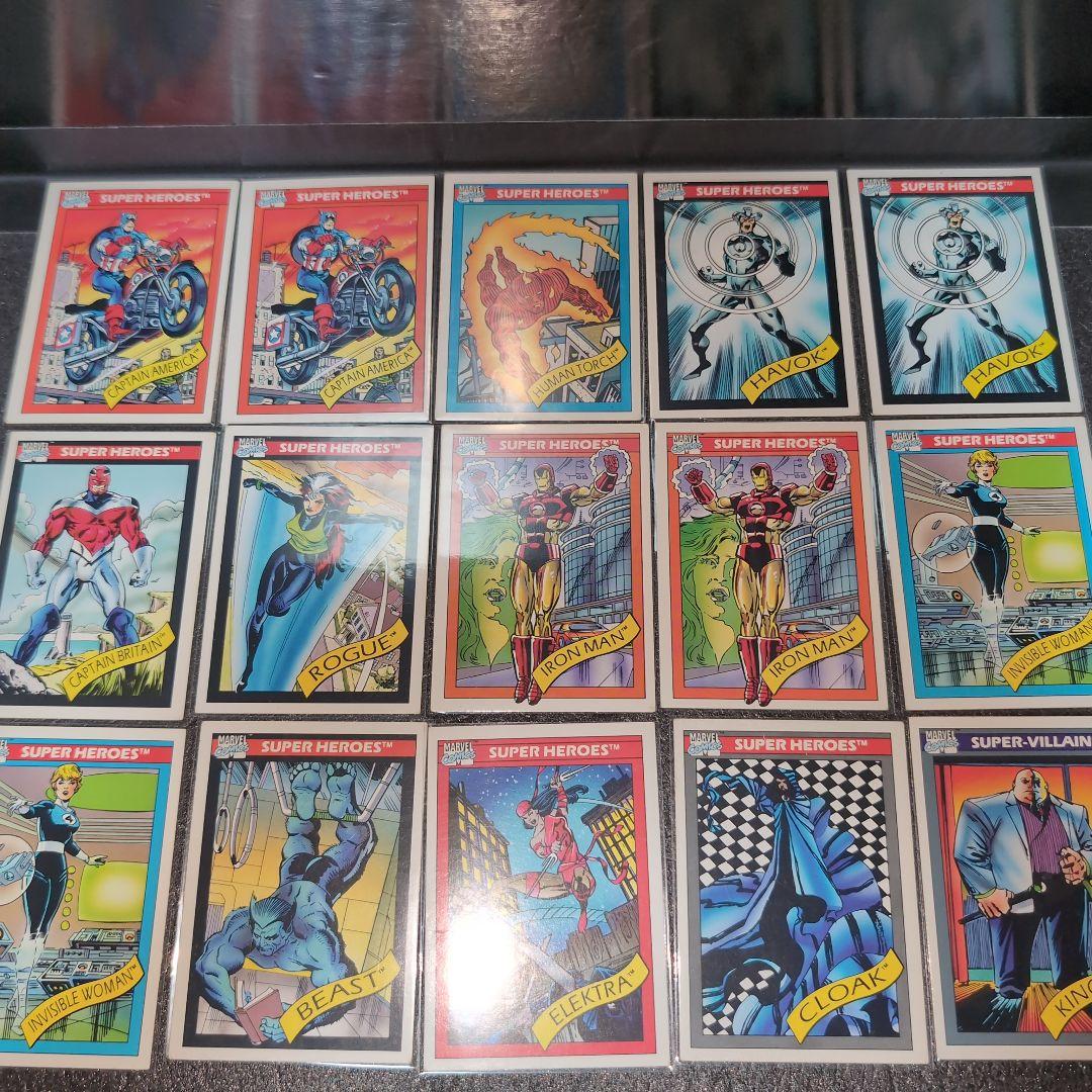 MARVEL COMICS トレーディングカード まとめ メルカリ便