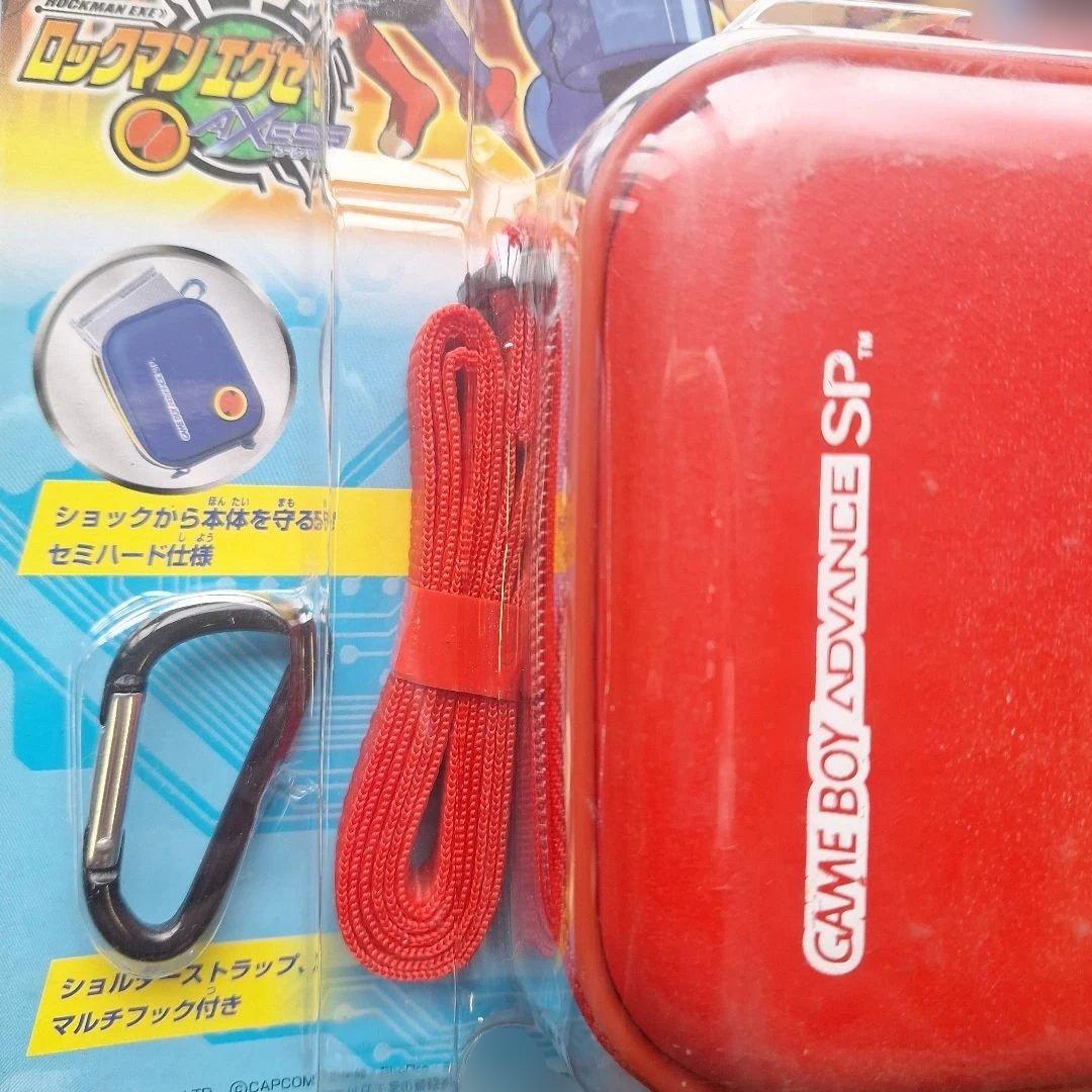 ★ ゲームボーイアドバンスSP 専用 ロックマンエグゼ ポーチ SP レッド★