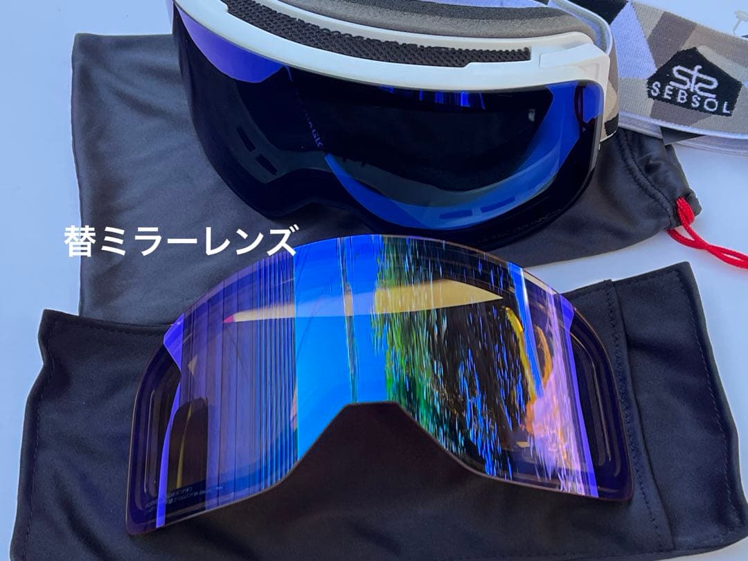 MARKER スキーゴーグル スカッドロンマグネットプラス ブルーミラーレンズ