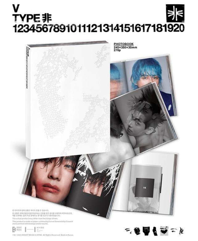 【新品未開封】 BTS V ‘TYPE 非’ フォトブック＆POSTER SET