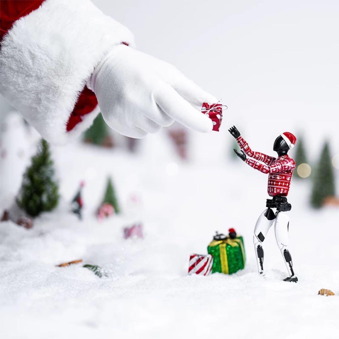 Tesla Bot クリスマスver 可動 人形 ロボット