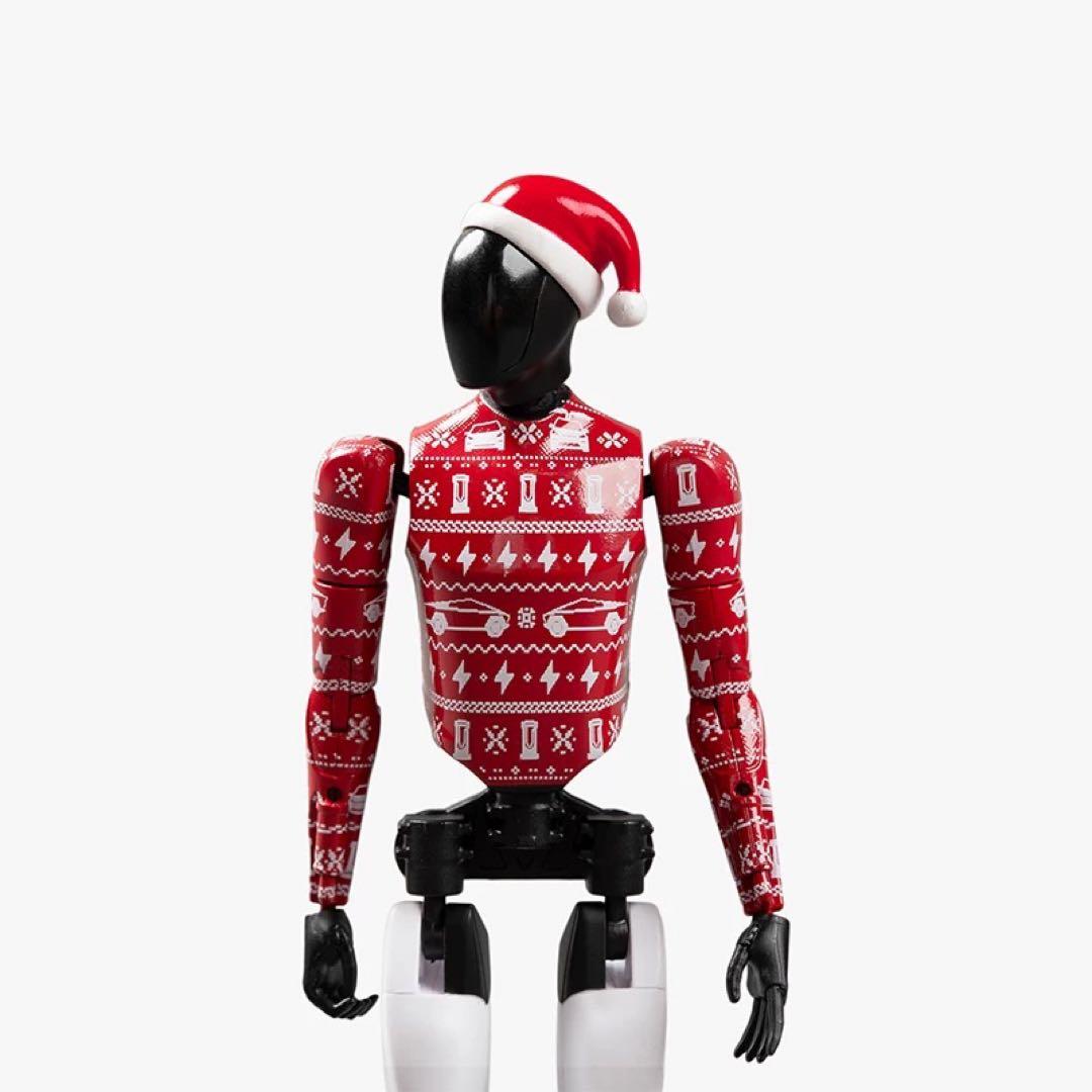Tesla Bot クリスマスver 可動 人形 ロボット