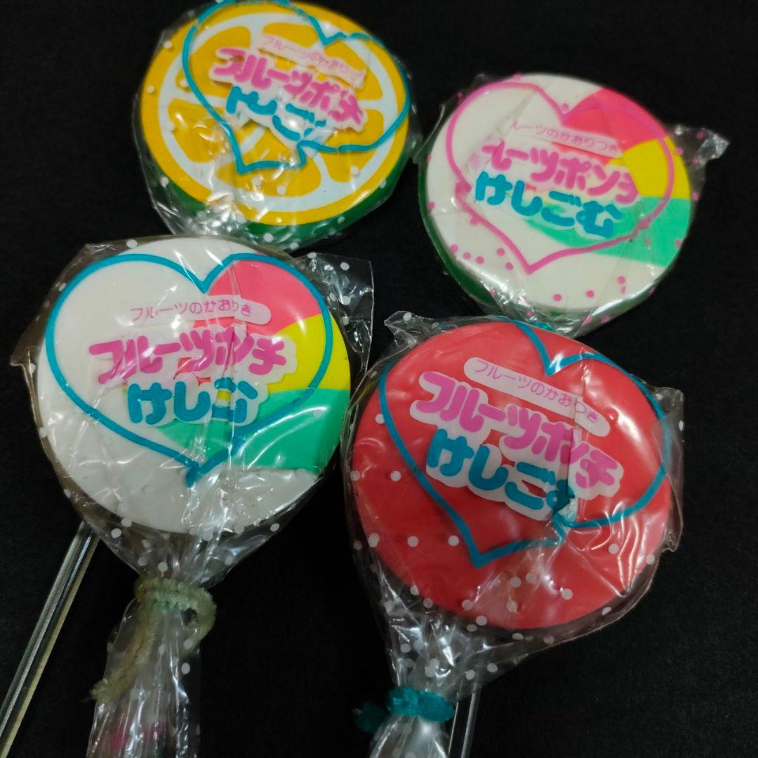 □ 昭和レトロ キャンディ消しゴムセット フェイクスイーツ系 □