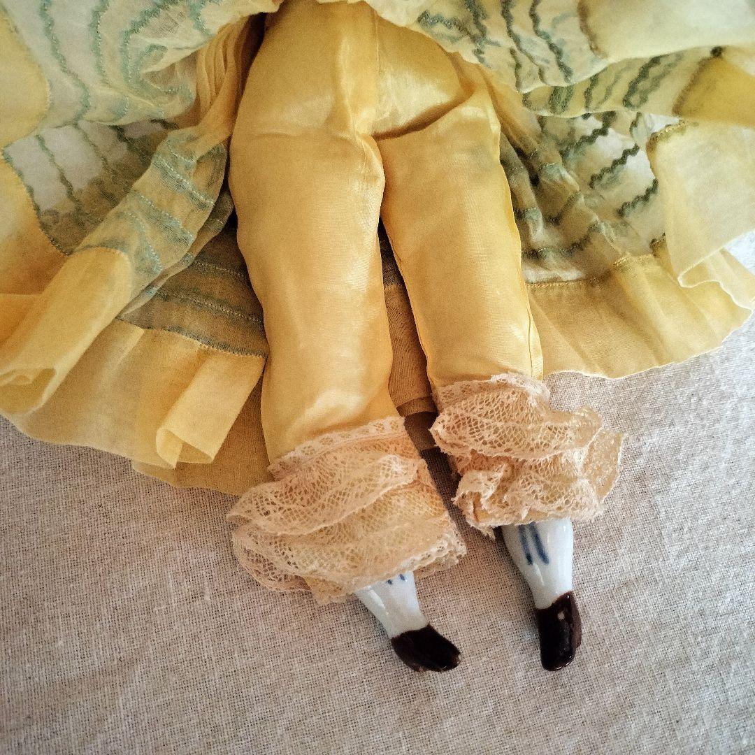 アンティーク　チャイナヘッドドール　　ビスクドール