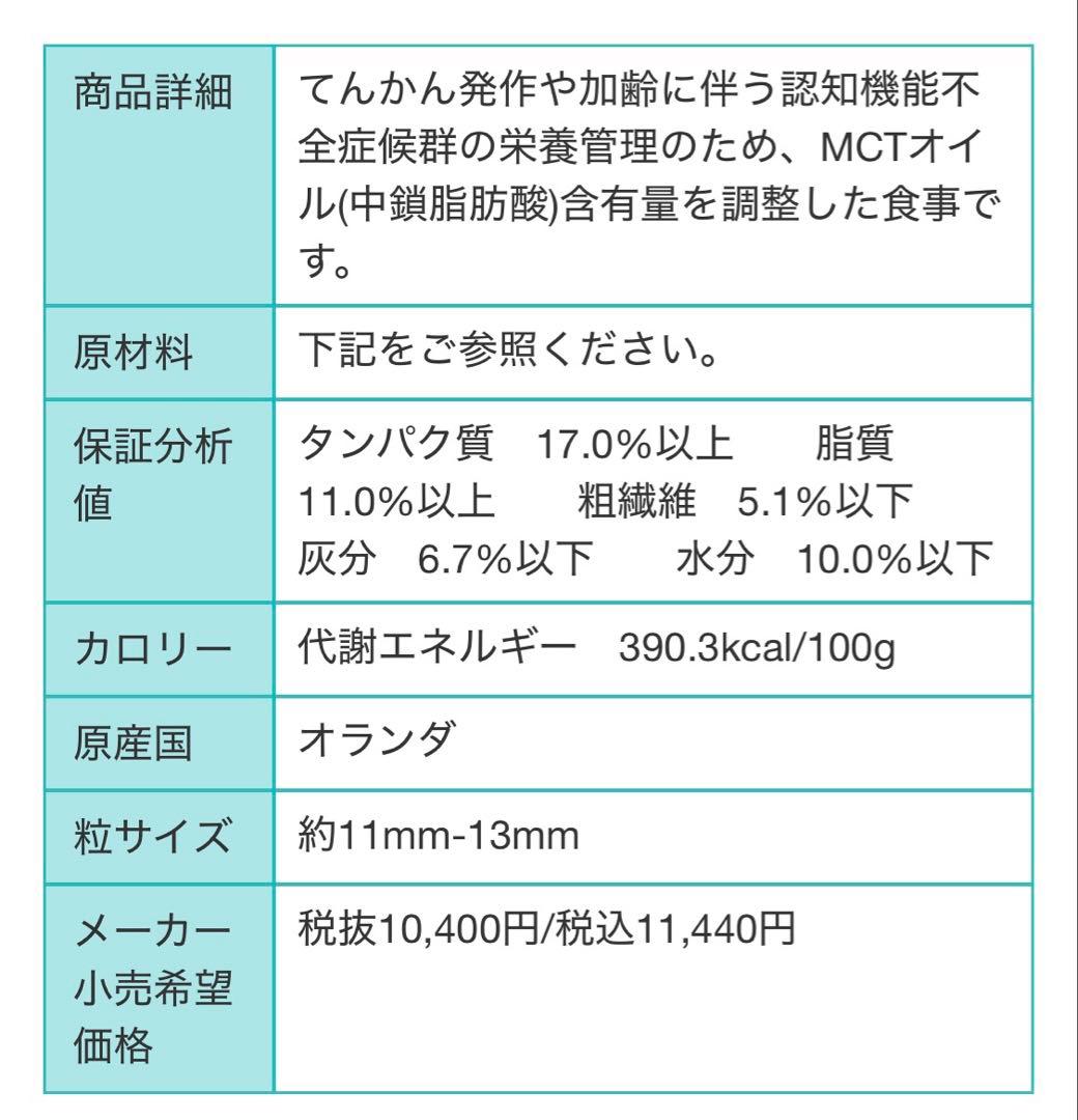 MCTオイルてんかんSANIMED 犬用食事療法食 ニューロサポート3kg 2個