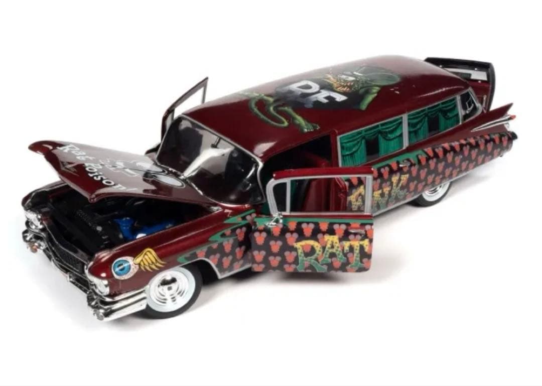 ミニカー Rat Fink 1959 Cadillac Eldorado Hearse