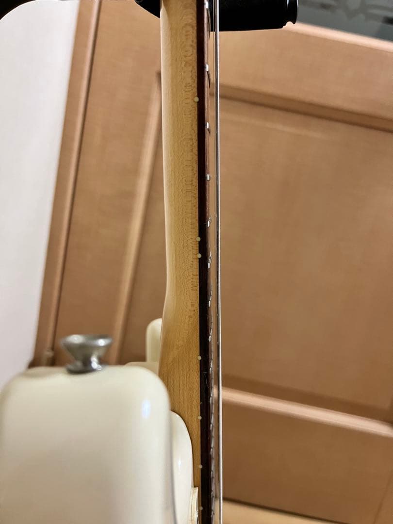 FERNANDES エレキギター ストラト 白 ソフトケース付き