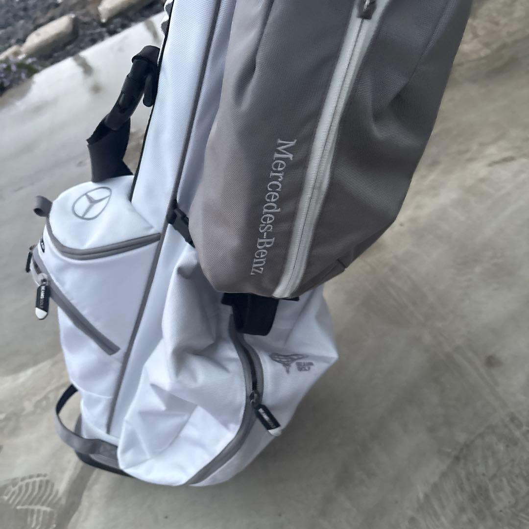 な*お様 BEAMS GOLF キャディバッグ ホワイト Mercedes-Be