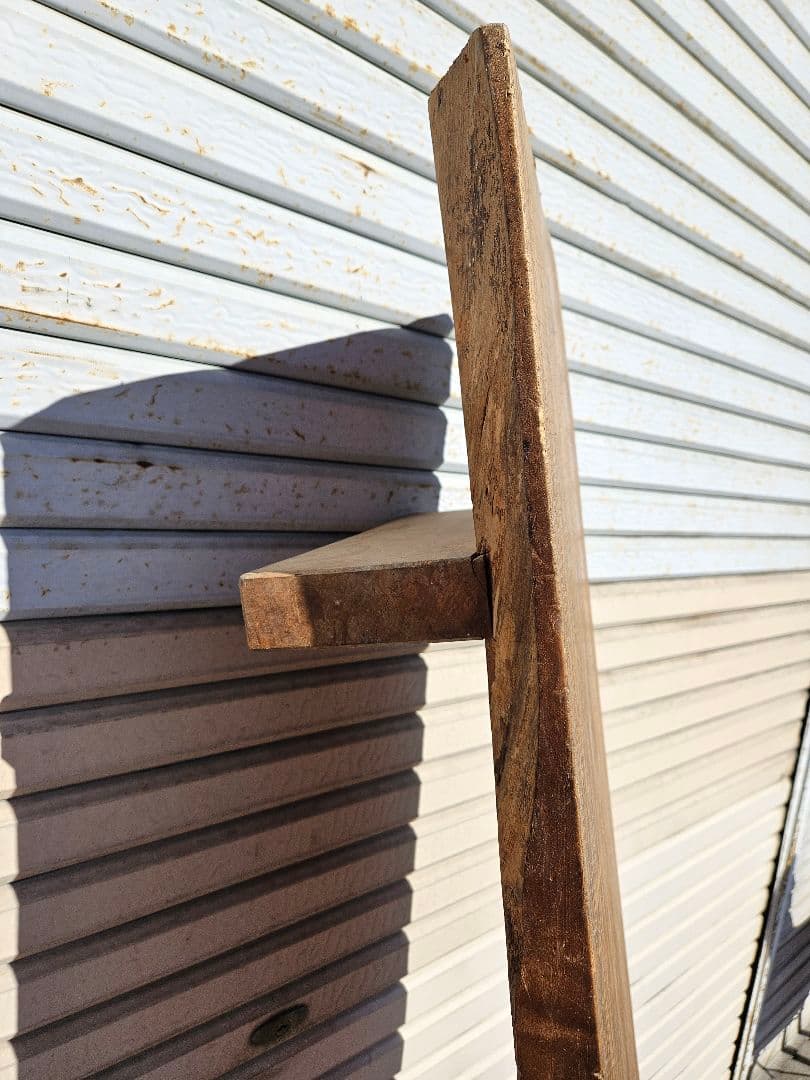 日本のアンティーク 古い裁板 在銘 無垢 一枚板 裁ち台 作業台 ヴィンテージ