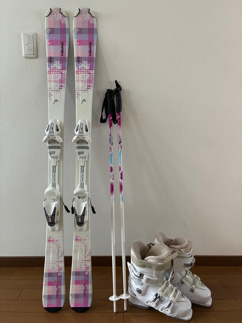 レディーススキーセット HEAD JOY 142 ブーツ 24cm-24.5cm