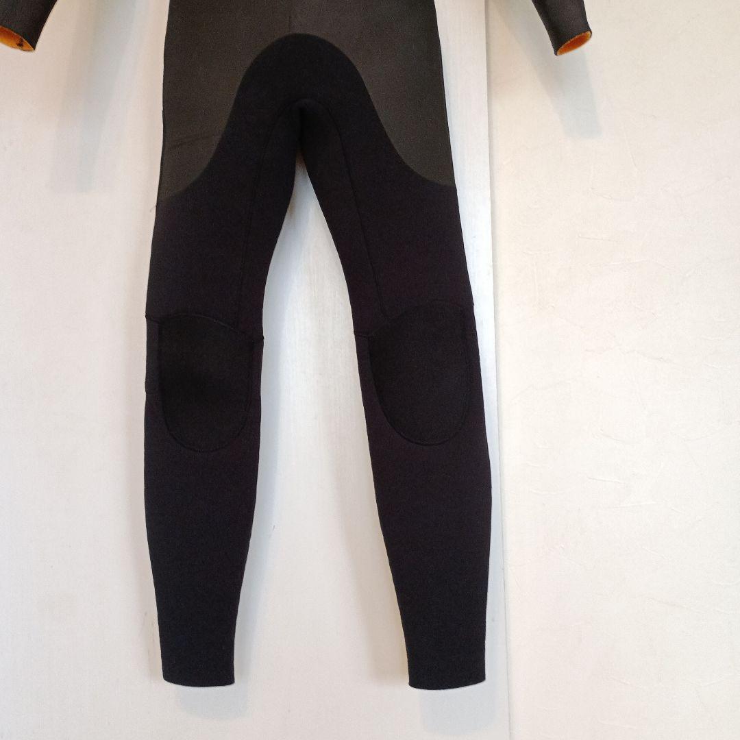 ウェットスーツ、セミドライ 地模様カモ柄、5㎜3㎜ M