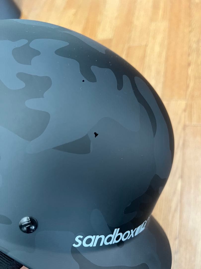 sandbox カモフラージュ スケートボードヘルメット多分Mサイズ