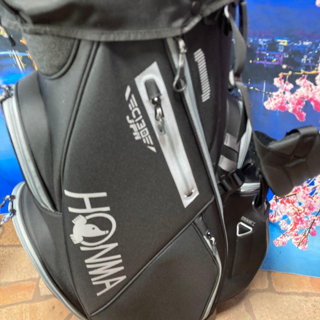 寶BU-1087 美品！HONMA 14分割 ブラック キャディバッグ