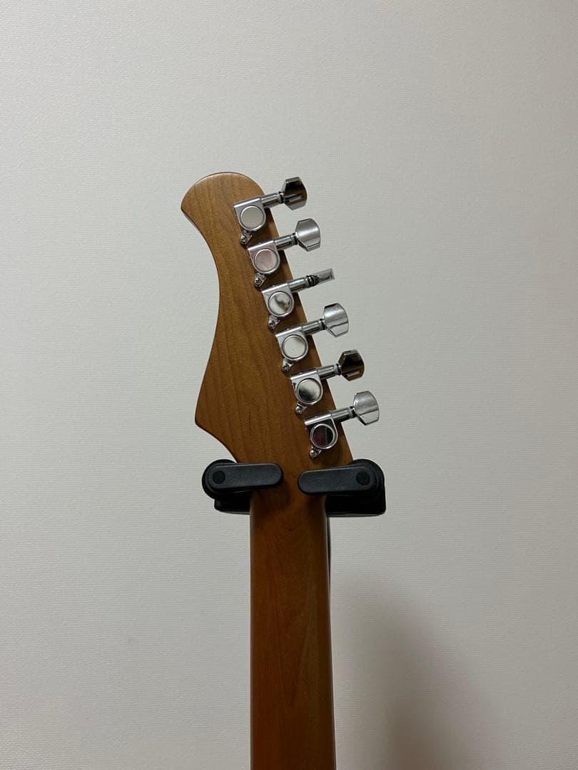 美品おまけ付　Bacchus BST-2-RSM/R OWH ストラト　ギター