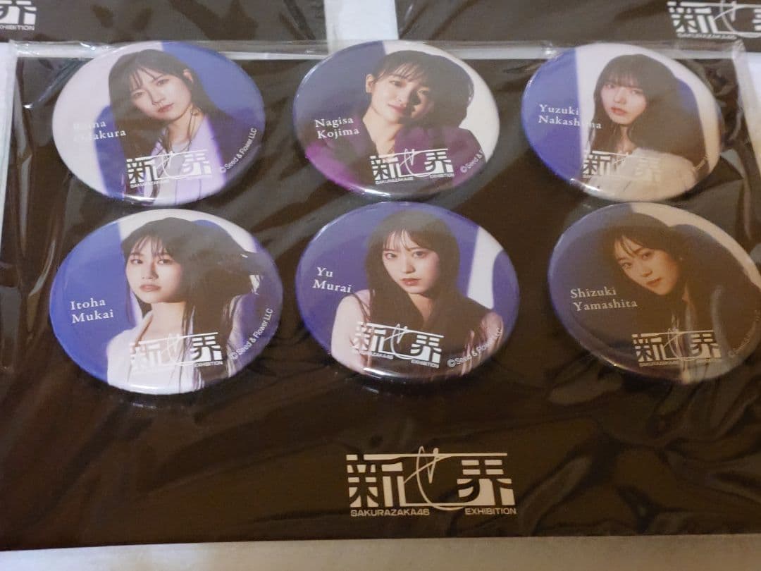 櫻坂46　新せ界　缶バッチコンプリートセット