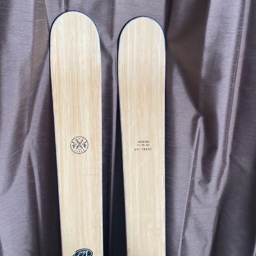 ZUMA スキー板　BAMBOO 167 フィッシャースキーカバー付き！