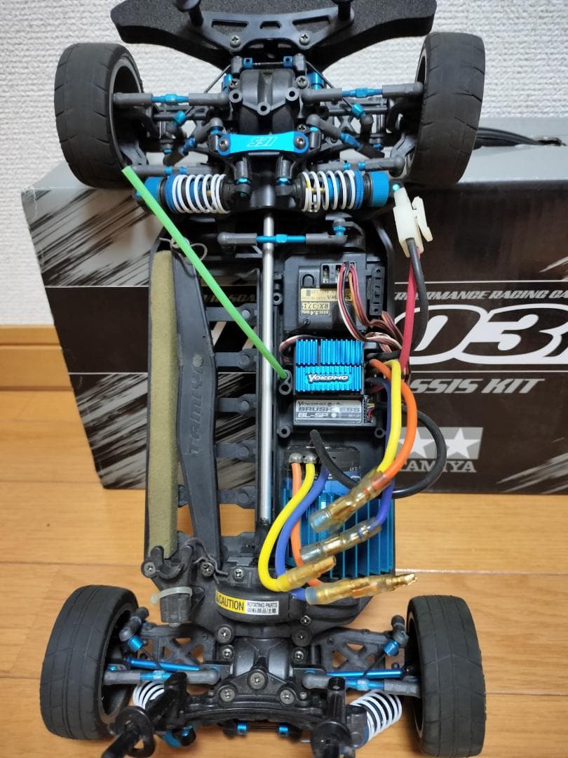 Tamiya TB-03R カローラアクシオボディ 12.5Tブラシレス