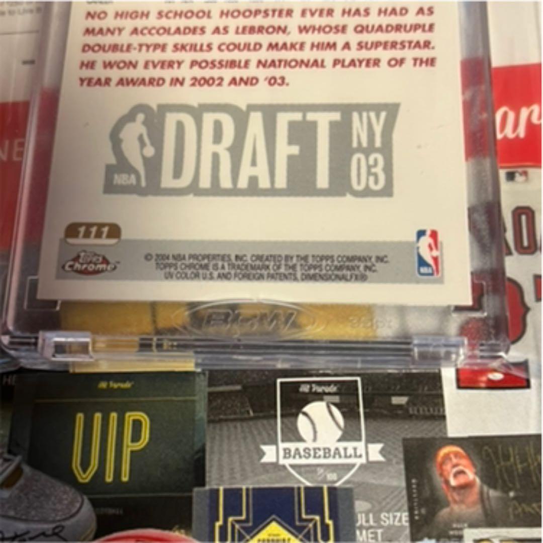 NBA TOPPS Chrome 04 Draft Pick #1 レブロン