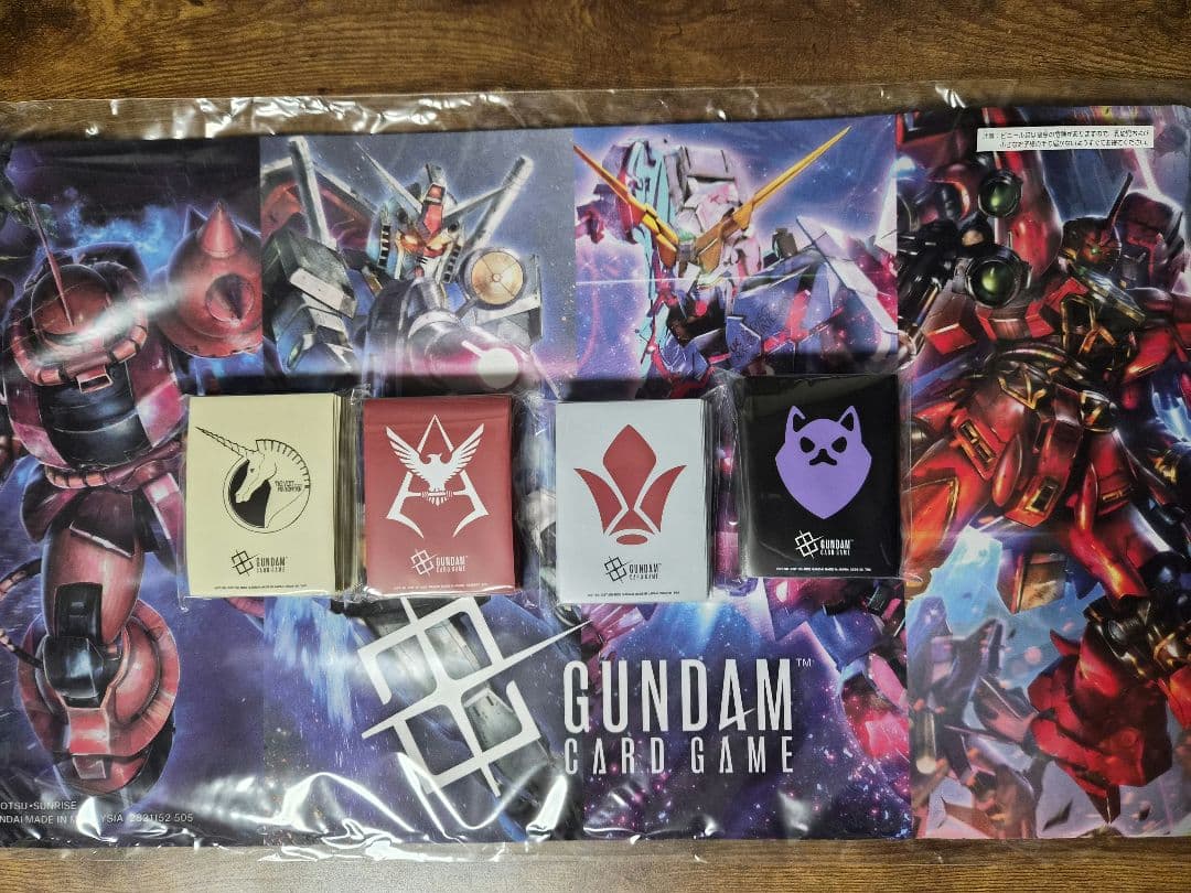 ガンダムカード　青緑ジオン　赤白SEEDまとめ売り　プレマ　スリーブ　引退品