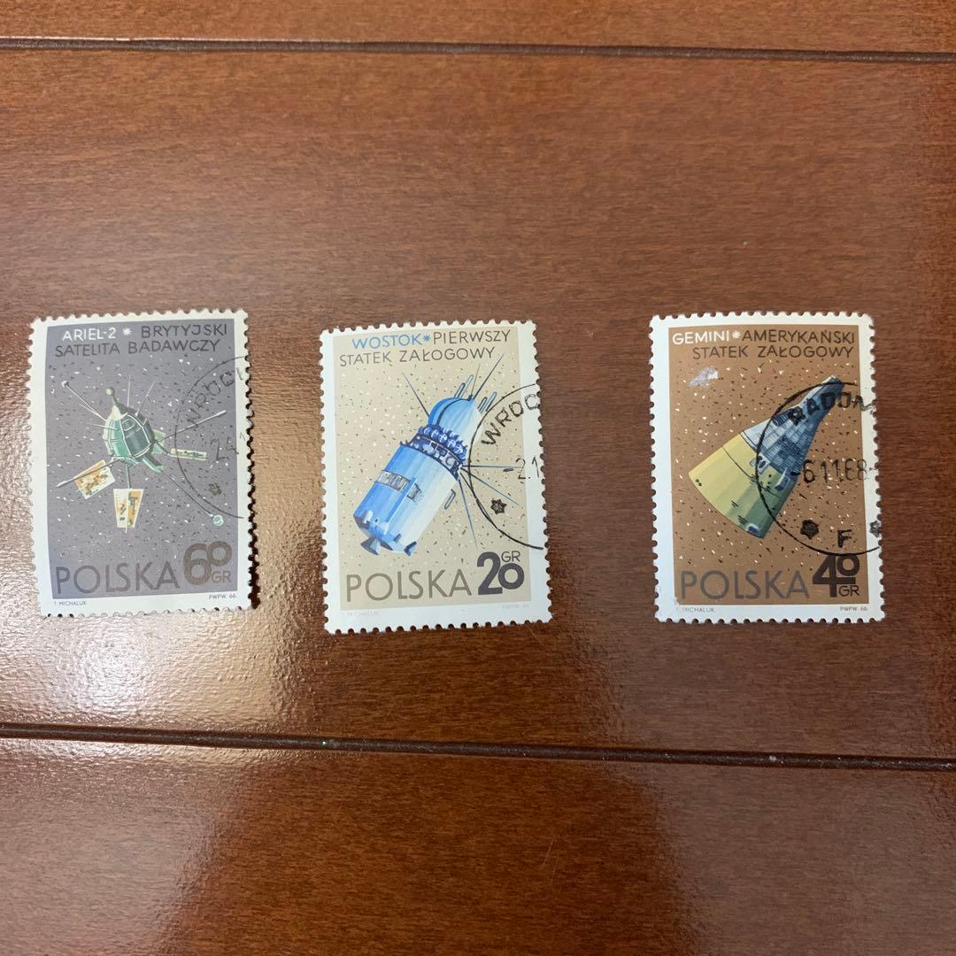 外国切手 宇宙船