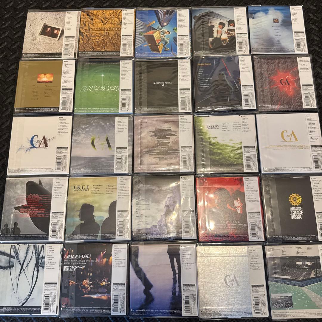 CHAGE and ASKA 紙ジャケットSHM-CDリマスターアルバム全25枚