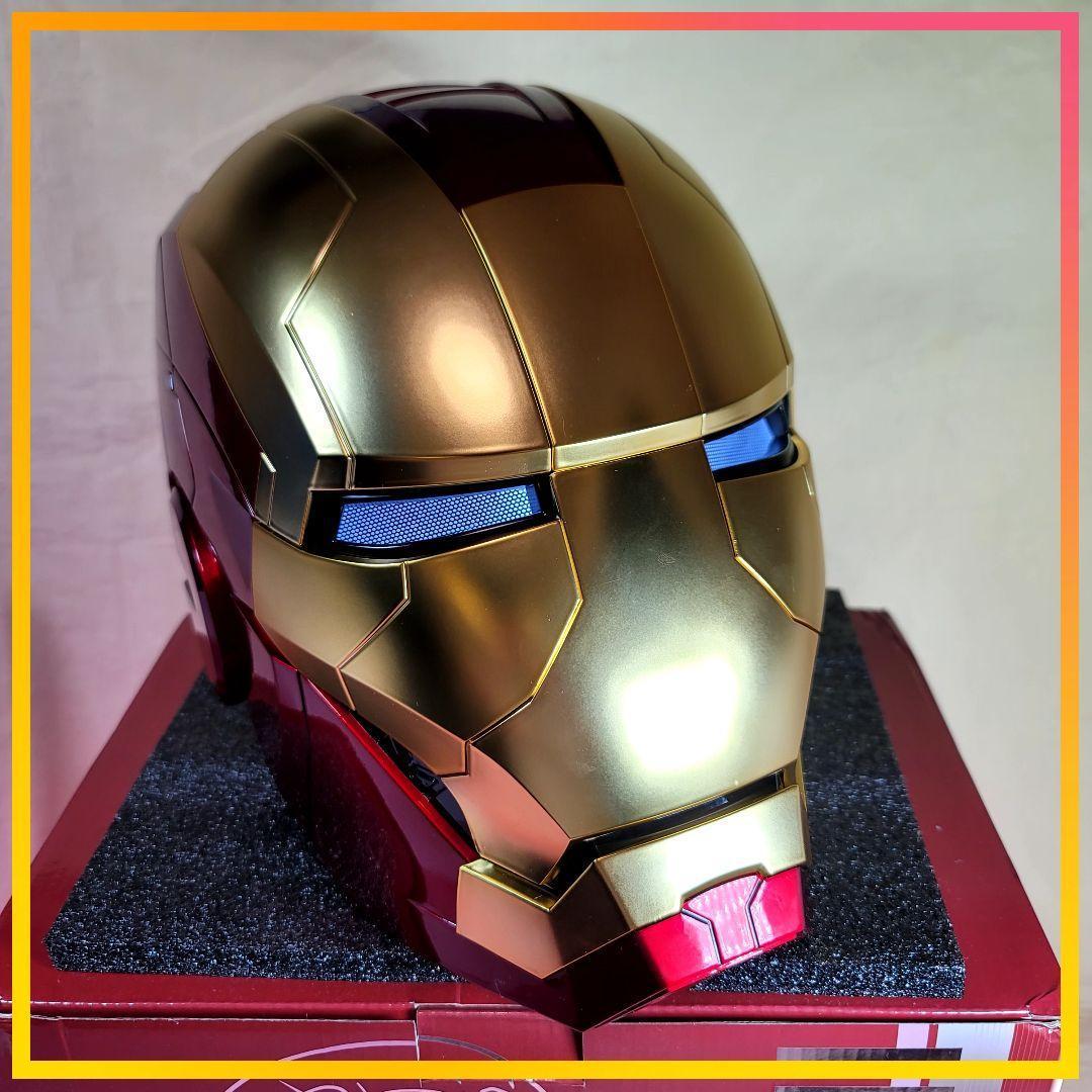 【アイアンマン】最新モデル 音声自動開閉マスク LED マーク5 ヘルメット