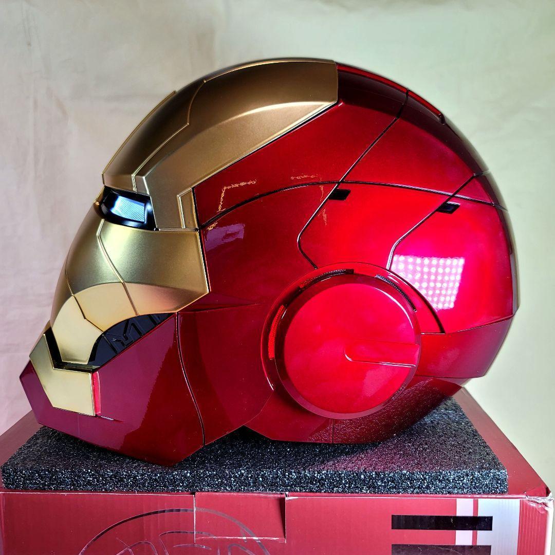 【アイアンマン】最新モデル 音声自動開閉マスク LED マーク5 ヘルメット