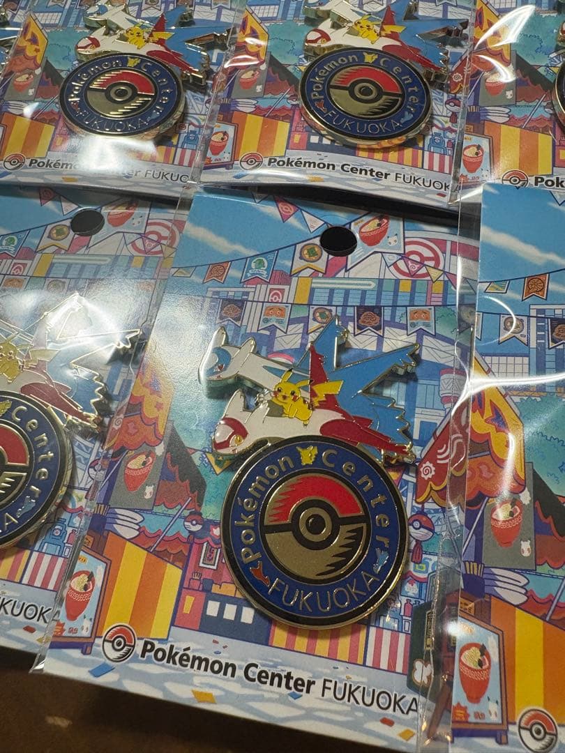 ポケモンセンターフクオカ　ロゴピンズ　ポケセン　ラティアスラティオス　チルタリス