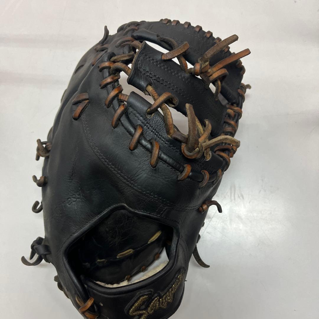 硬式野球グローブ レザー製 黒