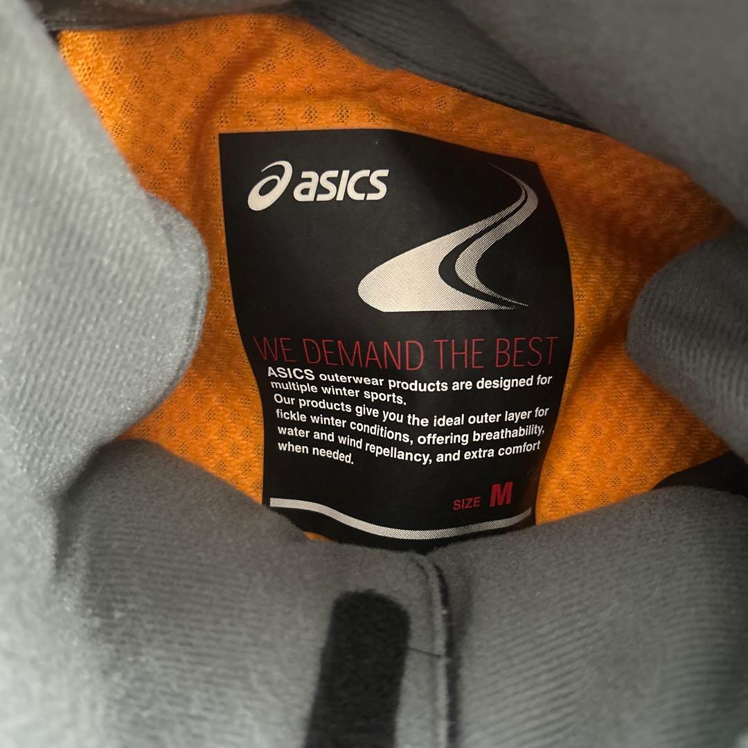 asics スキーウェア 上下セット メンズM 美品 数回使用