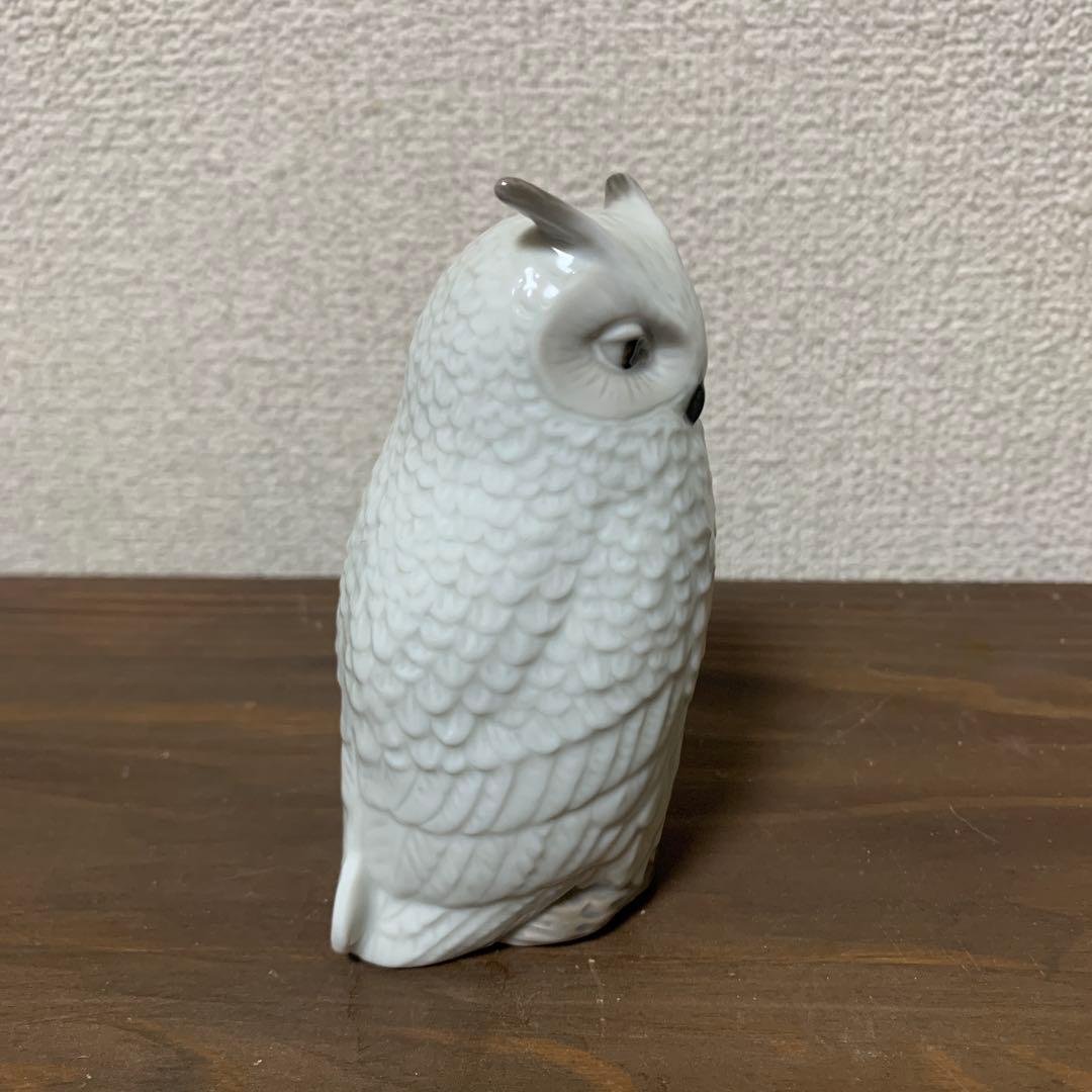 ロイヤルコペンハーゲン　フクロウ　ミミズク　置物　陶器