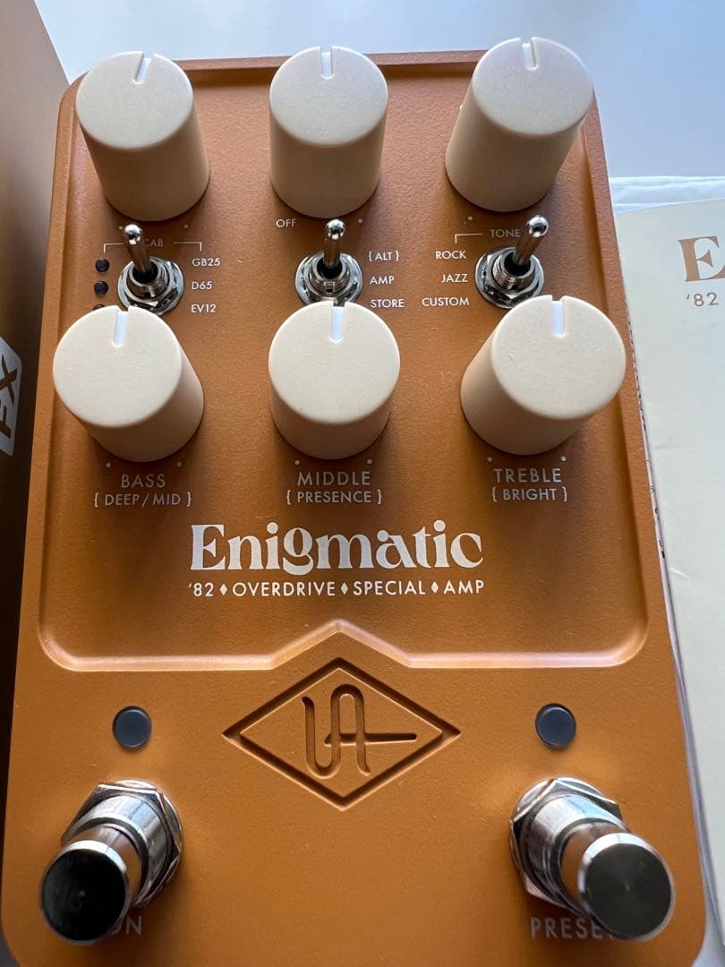 ギター UAFX Enigmatic 82 Overdrive Special Amp