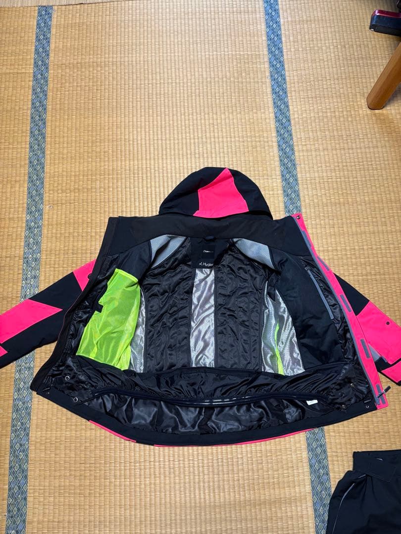 ONYONE スキーウェア上下セットSサイズ（ピンク/黒）