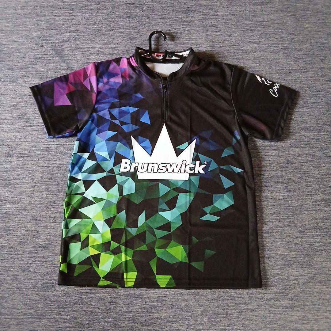 【新品】ボウリングウェア　Brunswick　日本サイズM　ブラック
