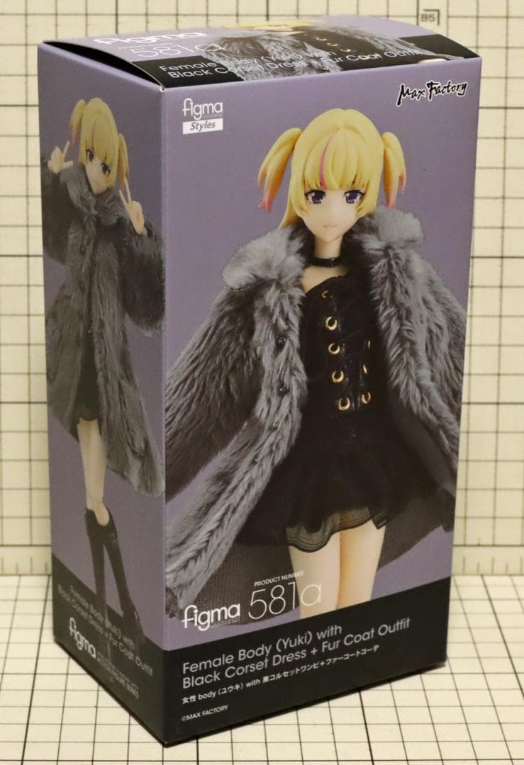 未開封 figma 女性body（ユウキ） with 黒コルセットワンピ