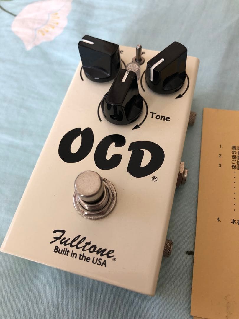 ほぼ未使用　動作確認済　Fulltone OCD V2 青色LED 箱あり