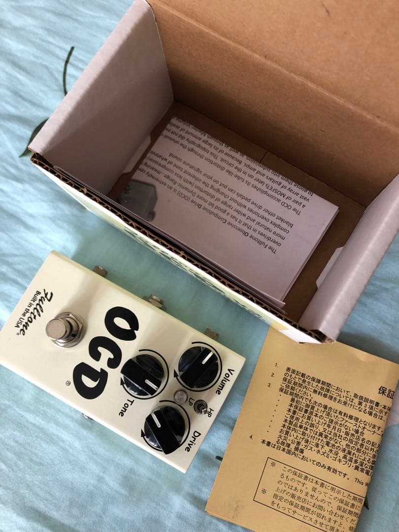 ほぼ未使用　動作確認済　Fulltone OCD V2 青色LED 箱あり
