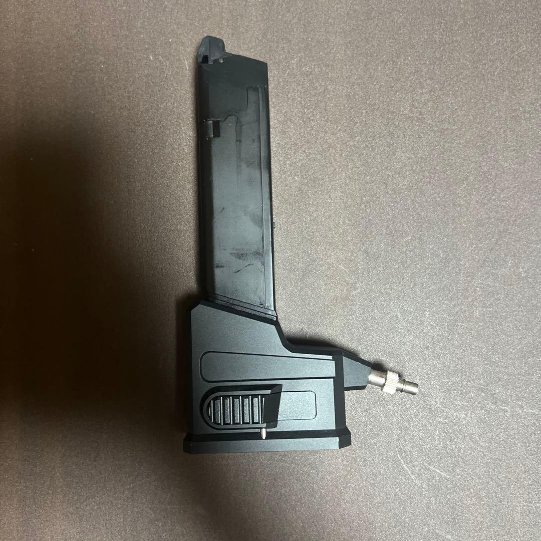 Glockグロック/AAP01用 HPAマガジンアダプター 外部ソースアダプター