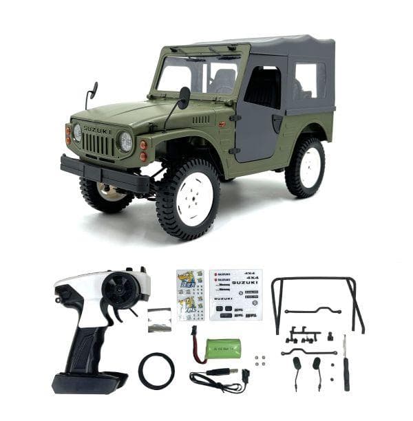 スズキライセンス取得製品 WPL C-84 ジムニー SJ10 1型 オリーブ