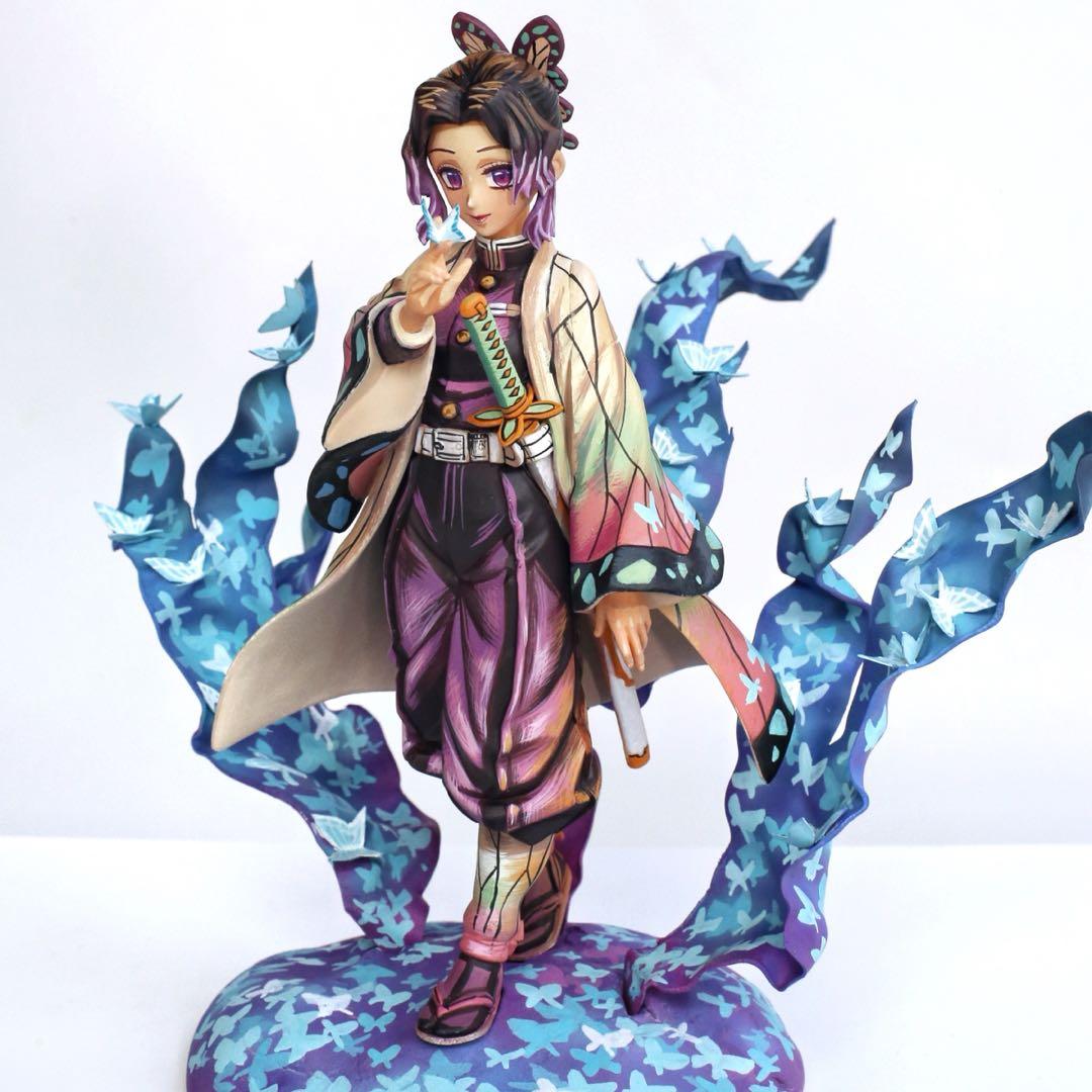 鬼滅の刃 胡蝶しのぶ 絆ノ装 リペイント2次元彩色 改造　完成品 フィギュア