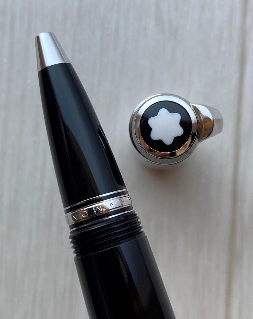 未使用　モンブラン ボエム ノワール　プラチナxブラック　ローラーボール 付属品