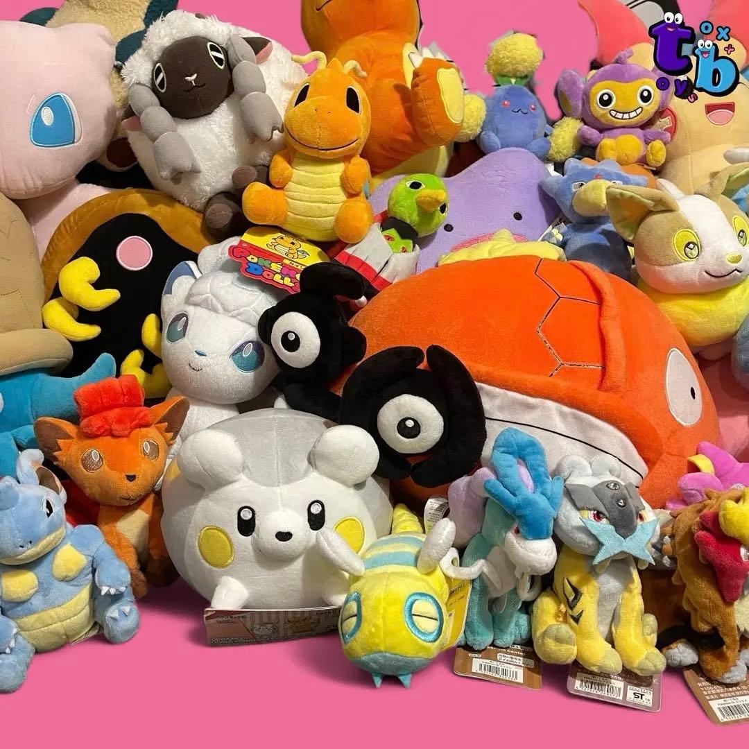 ポケットモンスター【なつかしいポケモンぬいぐるみ61点まとめ売り】No.B247