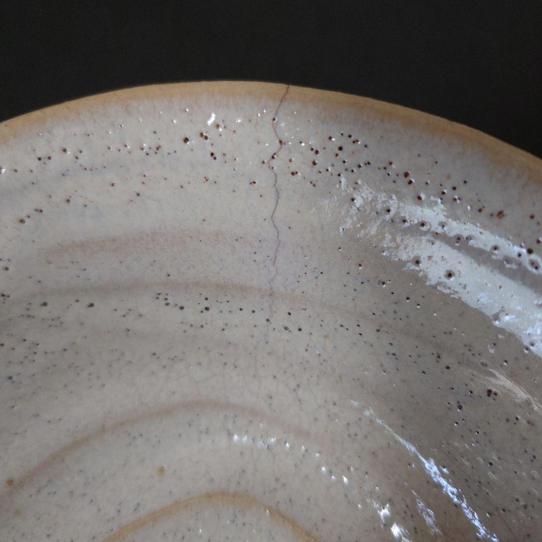赤膚焼 二代 大塩昭山作　 抹茶茶碗 　平茶碗　茶道具