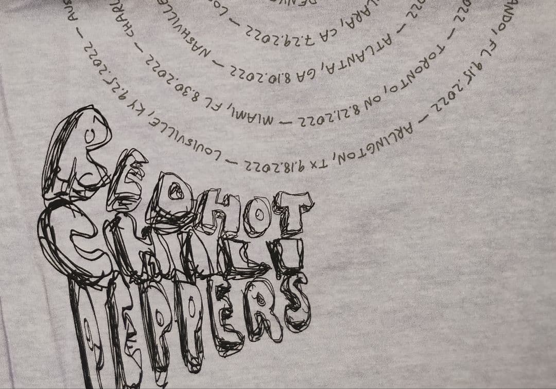 レッド・ホット・チリ・ペッパーズ UL Tour Tシャツ ラベンダー XL