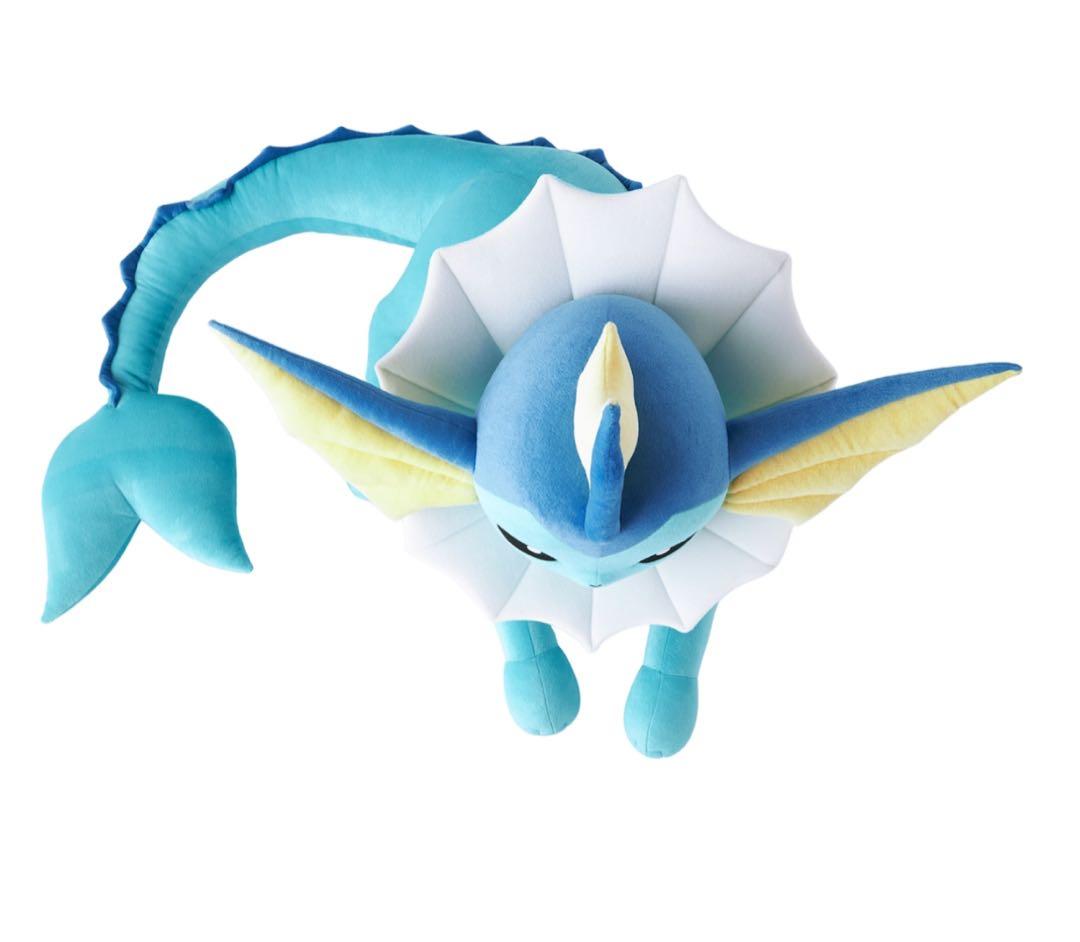 等身大 シャワーズ　寝そべり ぬいぐるみ　新品