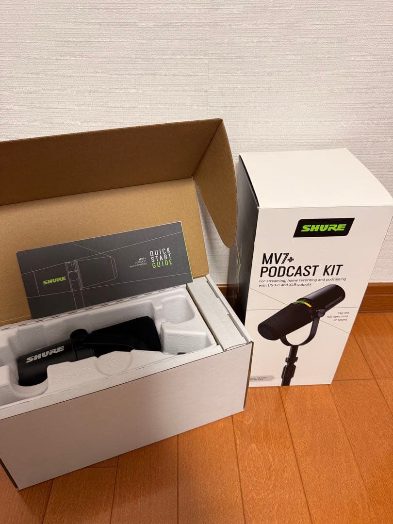 配信機器・PA機器・レコーディング機器 SHURE MV7+ PODCAST KIT
