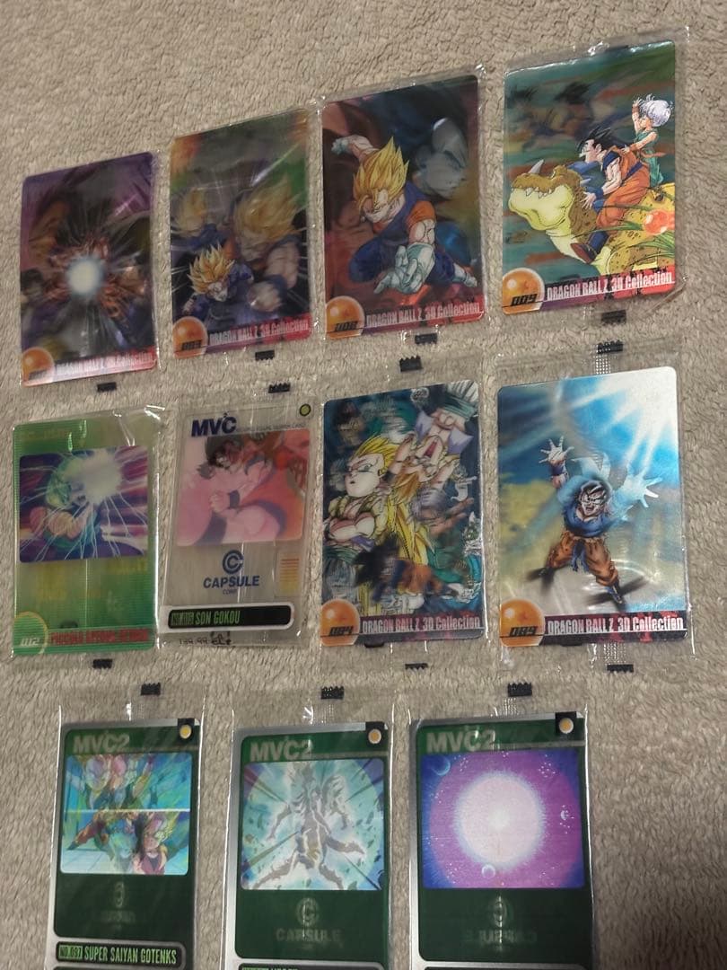 ドラゴンボール　森永ウエハースカード　3Dカード11枚【未開封】　希少品