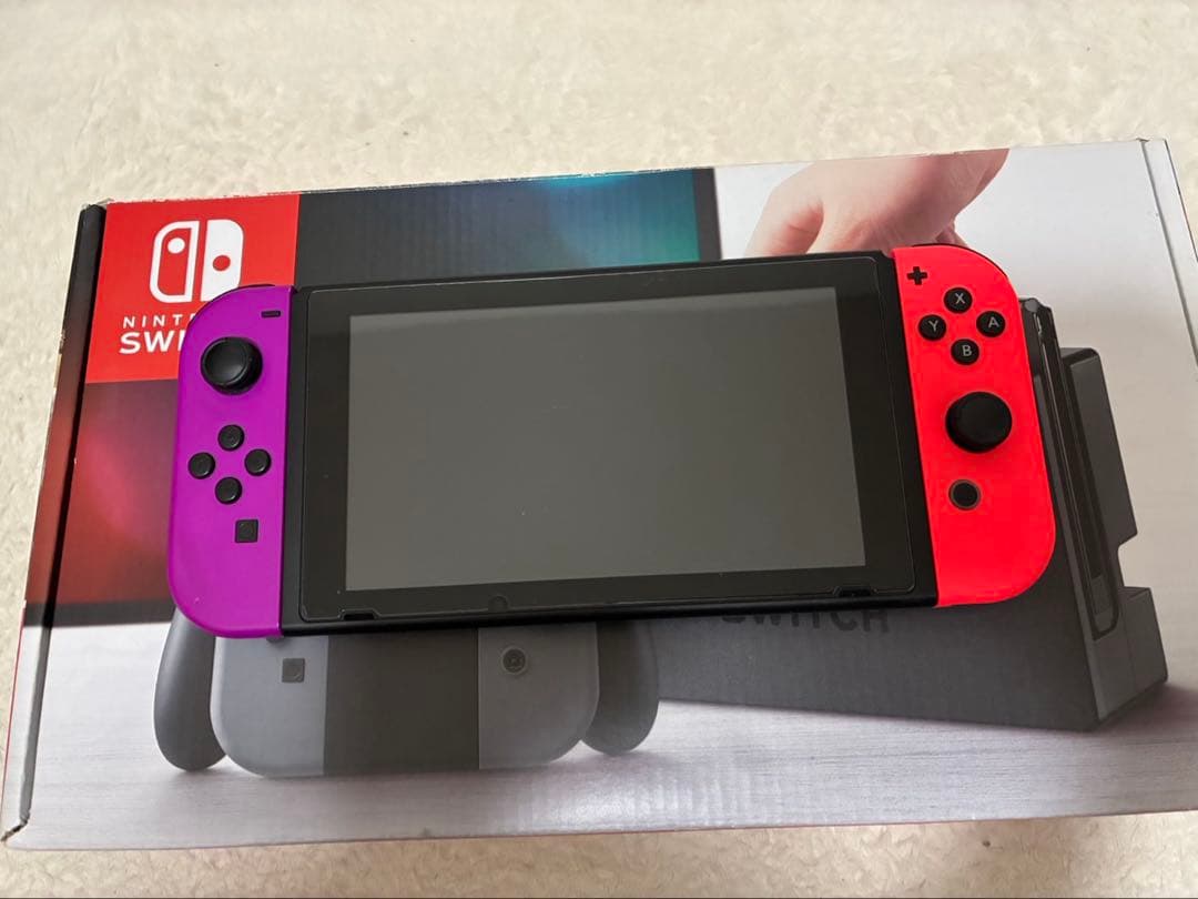 Nintendo Switch 本体 赤/紫 ジョイコン　マリオギャラクシー