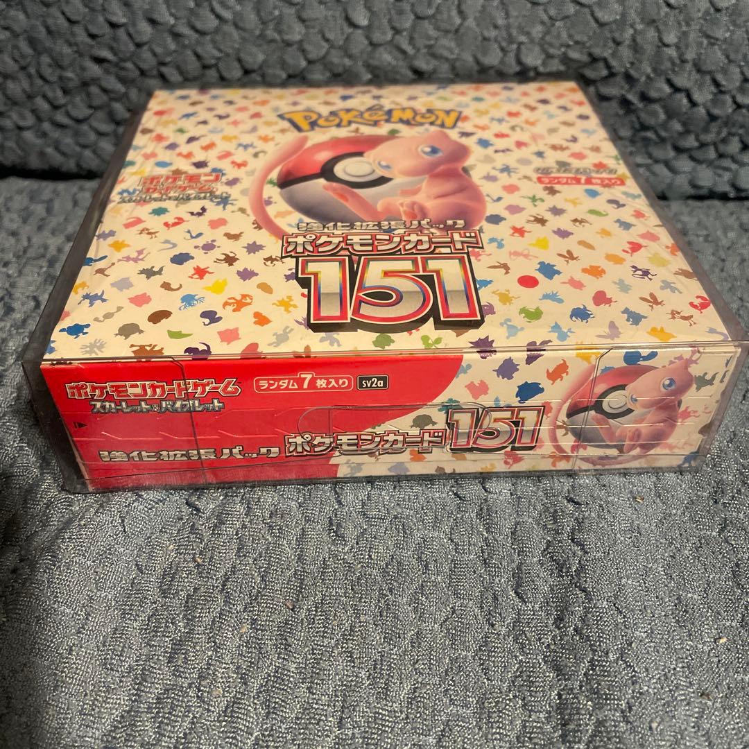 ポケモンカード151BOX未開封シュリンク付