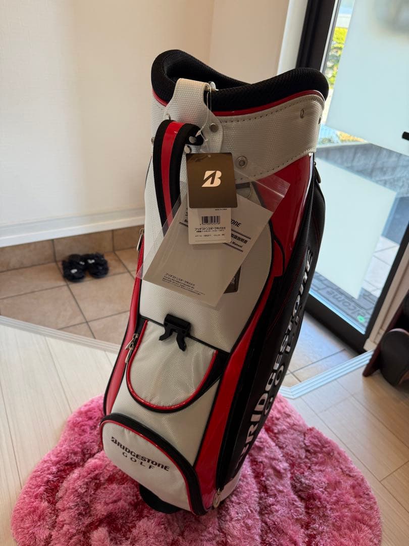 BRIDGESTONE GOLF キャディバッグ 馬場咲希と横峰さくらサイン入り